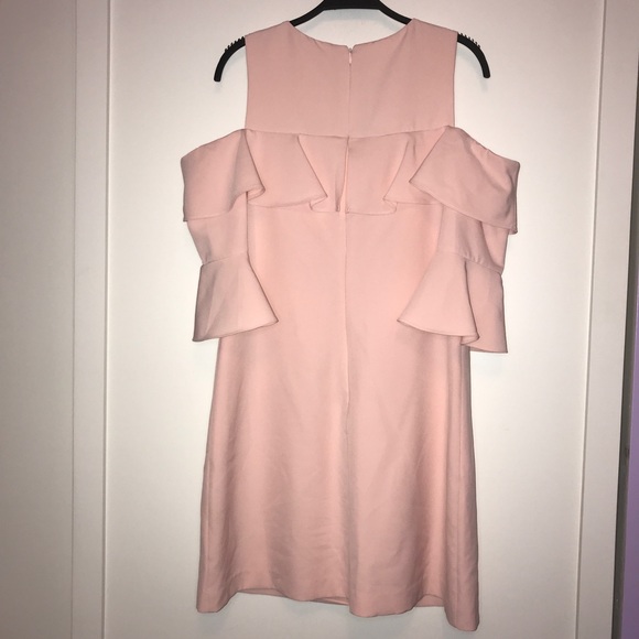 Eliza J Cold Shoulder Ruffle Cocktail Dress - Picture 12 of 16